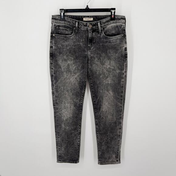 Levi's Made & Crafted Marker Tapered Black Acid Wash Cotton Blend Jeans Sz 26 - Picture 1 of 10